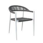 Αγόρασε VALERIA WHITE/GREY ΠΟΛ/ΝΑ ΑΛΟΥΜΙΝΙΟΥ 57Χ57Χ78εκ. σε μοναδική τιμή στο clickforshop.gr