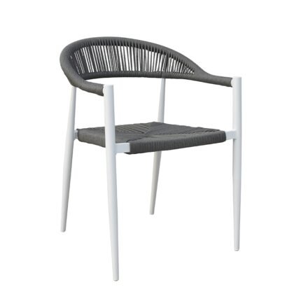 Αγόρασε VALERIA WHITE/GREY ΠΟΛ/ΝΑ ΑΛΟΥΜΙΝΙΟΥ 57Χ57Χ78εκ. σε μοναδική τιμή στο clickforshop.gr