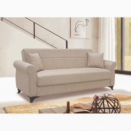 Αγόρασε LENA LIGHT BROWN ΥΦΑΣΜΑ 3ΘΕΣΙΟΣ ΚΑΝΑΠΕΣ/ΚΡΕΒΑΤΙ ΜΕ ΑΠΟΘ.ΧΩΡΟ 210X80X75εκ. σε μοναδική τιμή στο clickforshop.gr