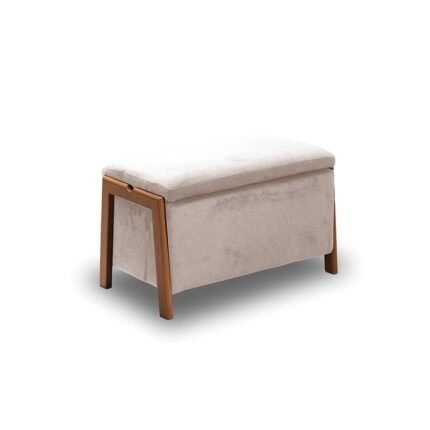 Αγόρασε DALI ΣΚΑΜΠΟ VELVET BEIGE ΜΕ ΑΠΟΘ. ΧΩΡΟ 75X42X44εκ. σε μοναδική τιμή στο clickforshop.gr