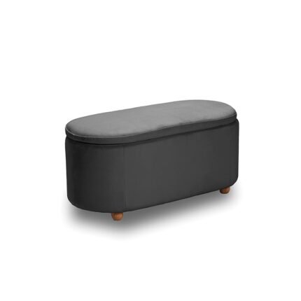 Αγόρασε FOSTER ΣΚΑΜΠΟ VELVET GREY ΜΕ ΑΠΟΘ. ΧΩΡΟ 99Χ45X45εκ. σε μοναδική τιμή στο clickforshop.gr