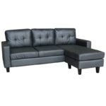 Αγόρασε LIANA S BLACK PVC ΓΩΝΙΑ 185Χ126X84εκ. σε μοναδική τιμή στο clickforshop.gr