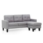 Αγόρασε LIANA S GREY ΥΦΑΣΜΑ ΓΩΝΙΑ 185Χ126X84εκ. σε μοναδική τιμή στο clickforshop.gr
