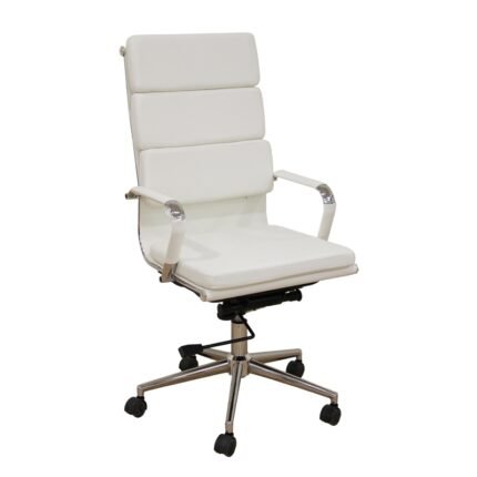 Αγόρασε A9944 ΛΕΥΚΟ PU ΠΟΛΥΘΡΟΝΑ ΓΡΑΦΕΙΟΥ 55X60X51-115/61-125εκ. σε μοναδική τιμή στο clickforshop.gr