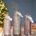 Βάζο ArteLibre Μπουκάλι Γυαλί 8x25cm Σε 3 Χρώματα - Image 2