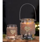 Κηροπήγιο ArteLibre Με Χερούλι Διάφανο Γυαλί 17cm - Image 2