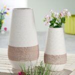 Βάζο ArteLibre Μπεζ Κεραμικό 25cm - Image 2