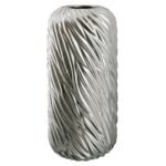 Βρες το Βάζο ArteLibre Ασημί Κεραμικό 14x14x30cm σε μοναδική τιμή στο agoraepiplou.gr