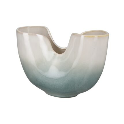 Βρες το Βάζο ArteLibre Μπεζ/Τιρκουάζ Κεραμικό 7x19x13cm σε μοναδική τιμή στο clickforshop.gr