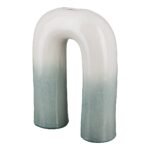 Βάζο ArteLibre Μπεζ/Τιρκουάζ Κεραμικό 6.5x17.5x24cm - Image 2