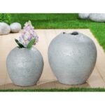 Βάζο ArteLibre Ασημί Κεραμικό 22cm - Image 2
