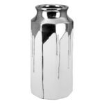 Βρες το Βάζο ArteLibre Λευκό/Ασημί Κεραμικό 13.5x13.5x27cm σε μοναδική τιμή στο clickforshop.gr