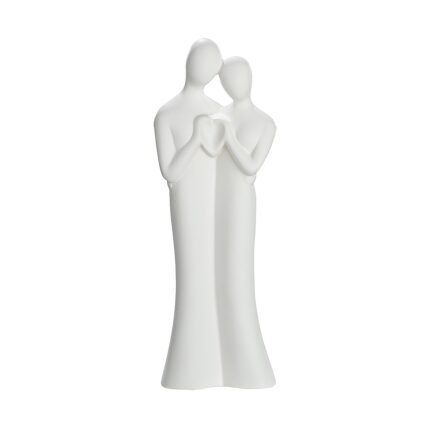 Βρες το Βάζο ArteLibre Ερωτευμένο Ζευγάρι Λευκό Κεραμικό 6x9x27cm σε μοναδική τιμή στο clickforshop.gr