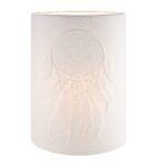 Βρες το Λάμπα Επιτραπέζια ArteLibre Με Διακόσμηση Μάτι Λευκό Πορσελάνη 10.5x18x28cm σε μοναδική τιμή στο clickforshop.gr