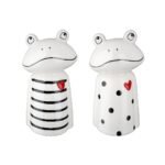 Βρες το Διακοσμητικό ArteLibre Βάτραχος Λευκό/Μαύρο Πορσελάνη 7x9.5x16.5cm Σε 2 Σχέδια σε μοναδική τιμή στο clickforshop.gr