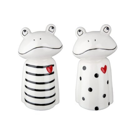 Βρες το Διακοσμητικό ArteLibre Βάτραχος Λευκό/Μαύρο Πορσελάνη 7x9.5x16.5cm Σε 2 Σχέδια σε μοναδική τιμή στο clickforshop.gr