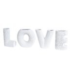 Βρες το Βάζο ArteLibre 'LOVE' Λευκό Κεραμικό Υ15cm Σετ 4Τμχ σε μοναδική τιμή στο clickforshop.gr
