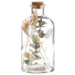 Βρες το Διακοσμητικό ArteLibre Αποξηραμένο Λουλούδια Σε Δοχείο Διάφανο Γυαλί 8x17cm σε μοναδική τιμή στο clickforshop.gr