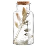 Βρες το Διακοσμητικό ArteLibre Αποξηραμένο Λουλούδια Σε Δοχείο Διάφανο Γυαλί 8x17cm σε μοναδική τιμή στο clickforshop.gr