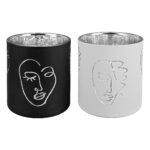 Βρες το Θήκη Ρεσώ ArteLibre Πρόσωπα Γυαλί 8cm Σε 2 Χρώματα σε μοναδική τιμή στο clickforshop.gr