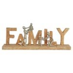 Βρες το Διακοσμητικό ArteLibre 'Family' Φυσικό/Μπρονζέ Ξύλο/Αλουμίνιο 7.5x55x21cm σε μοναδική τιμή στο agoraepiplou.gr