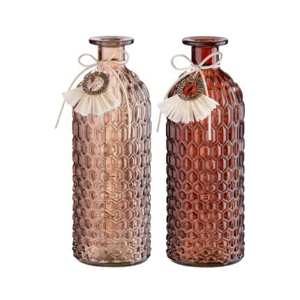 Βρες το Βάζο ArteLibre Μπουκάλι Γυαλί 8.5x8.5x25cm Σε 2 Χρώματα σε μοναδική τιμή στο clickforshop.gr