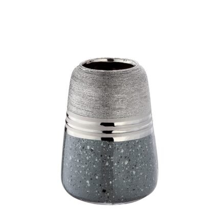 Βρες το Βάζο ArteLibre Ασημί/Γκρι Κεραμικό 13.5x13.5x18.5cm σε μοναδική τιμή στο clickforshop.gr