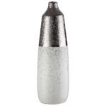 Βρες το Βάζο ArteLibre Ασημί/Λευκό Κεραμικό 12.5x12.5x37.5cm σε μοναδική τιμή στο clickforshop.gr