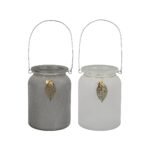 Βρες το Θήκη Ρεσώ ArteLibre Με Χερούλι Γυαλί 11x11x14.5cm Σε 2 Χρώματα σε μοναδική τιμή στο clickforshop.gr