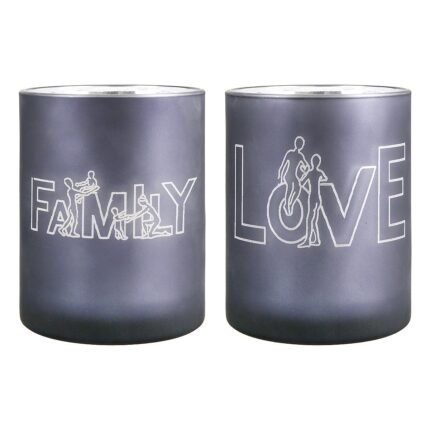 Βρες το Θήκη Ρεσώ ArteLibre 'Family' Γκρι Γυαλί 12.5cm Σε 2 Σχέδια σε μοναδική τιμή στο clickforshop.gr