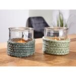 Θήκη Ρεσώ ArteLibre Γυαλί 8cm Σε 2 Χρώματα - Image 2