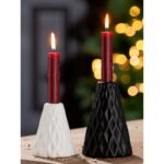 Κηροπήγιο ArteLibre Κώνος Κεραμικό 10.5cm Σε 2 Χρώματα - Image 2