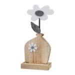 Βρες το Διακοσμητικό ArteLibre Λουλούδι Σε Βάζο ArteLibre Φυσικό MDF/Ύφασμα 6x9x21cm σε μοναδική τιμή στο clickforshop.gr