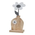 Βρες το Διακοσμητικό ArteLibre Λουλούδι Σε Βάζο ArteLibre Φυσικό MDF/Ύφασμα 7x12x26cm σε μοναδική τιμή στο clickforshop.gr