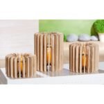 Βρες το Κηροπήγιο ArteLibre Φυσικό/Διάφανο Ξύλο/Γυαλί 25cm σε μοναδική τιμή στο clickforshop.gr