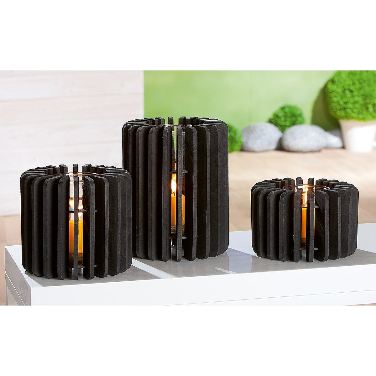 Κηροπήγιο ArteLibre Μαύρο/Διάφανο Ξύλο/Γυαλί 18cm Βρες το Κηροπήγιο ArteLibre Μαύρο/Διάφανο Ξύλο/Γυαλί 18cm σε μοναδική τιμή στο clickforshop.gr