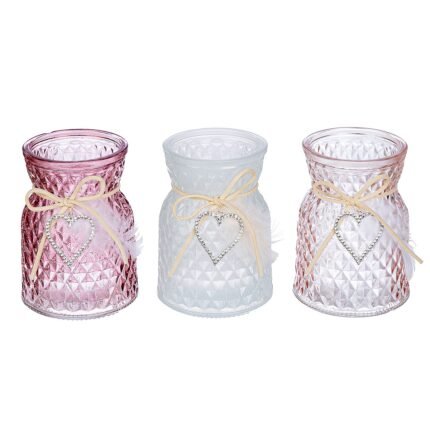 Βρες το Κηροπήγιο ArteLibre Γυαλί Πολύχρωμο 16cm Σε 3 Χρώματα σε μοναδική τιμή στο clickforshop.gr