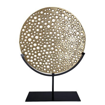 Βρες το Διακοσμητικό ArteLibre Χρυσό/Μαύρο Αλουμίνιο 9x31x42cm σε μοναδική τιμή στο clickforshop.gr