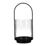 Φανάρι ArteLibre Μαύρο Μέταλλο/Γυαλί 45cm - Image 2