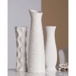 Βάζο ArteLibre Λευκό Κεραμικό 33.5cm Σε 3 Σχέδια - Image 2