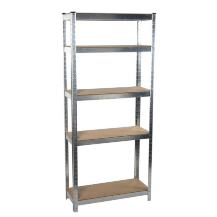 Βρες το Ραφιέρα Βαρεώς Τύπου Ασημί/Φυσικό Μέταλλο/MDF 75x30x172cm σε μοναδική τιμή στο clickforshop.gr