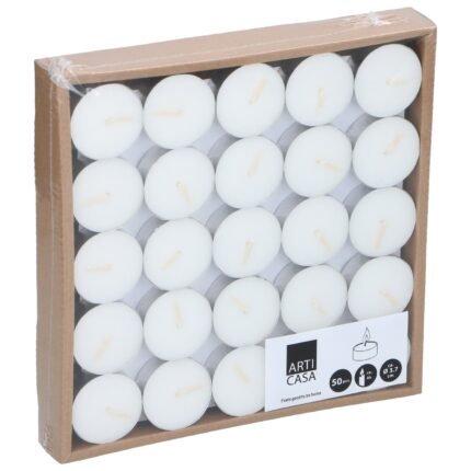 Βρες το Κεριά Ρεσώ Αρωματικά 4 Ώρες Καύσης Λευκό 50Τμχ σε μοναδική τιμή στο clickforshop.gr