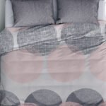 Σετ παπλωματοθήκη Leron Cotton Box 4 τμχ Διπλή (200x220) χρώμα γκρι - Image 2