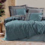 Βρες το Σετ παπλωματοθήκη Ema Cotton Box 3 τμχ Μονή (160x220) χρώμα πετρόλ σε μοναδική τιμή στο clickforshop.gr