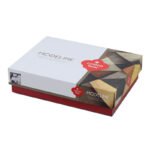 Σετ παπλωματοθήκη Nitsa Cotton Box 3 τμχ Μονή (160x220) χρώμα σκούρο μπλε - γκρι - Image 4