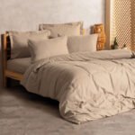 Βρες το Σετ παπλωματοθήκη Plaid Cotton Box 4 τμχ Διπλή (200x220) χρώμα mink σε μοναδική τιμή στο clickforshop.gr