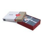 Σετ παπλωματοθήκη Plain Cotton Box 4 τμχ Διπλή (200x220) χρώμα ανθρακί - Image 4