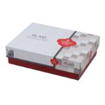 Σετ παπλωματοθήκη Plaid Cotton Box 3 τμχ Μονή (160x220) χρώμα γκρι - Image 4