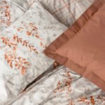 Σετ παπλωματοθήκη Lamina Cotton Box 4 τμχ Διπλή (200x220) χρώμα cinnamon - Image 2