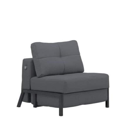 Βρες το Πολυθρόνα ArteLibre OLIVER Σκούρο Γκρι 87x93x90cm σε μοναδική τιμή στο clickforshop.gr